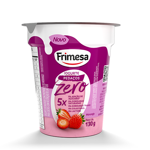 Iogurte Frimesa Zero com Pedaços Morango 130g
