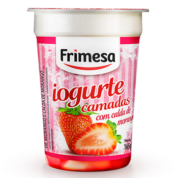IOGURTE FRIMESA CAMADAS C/CALDA MORANGO