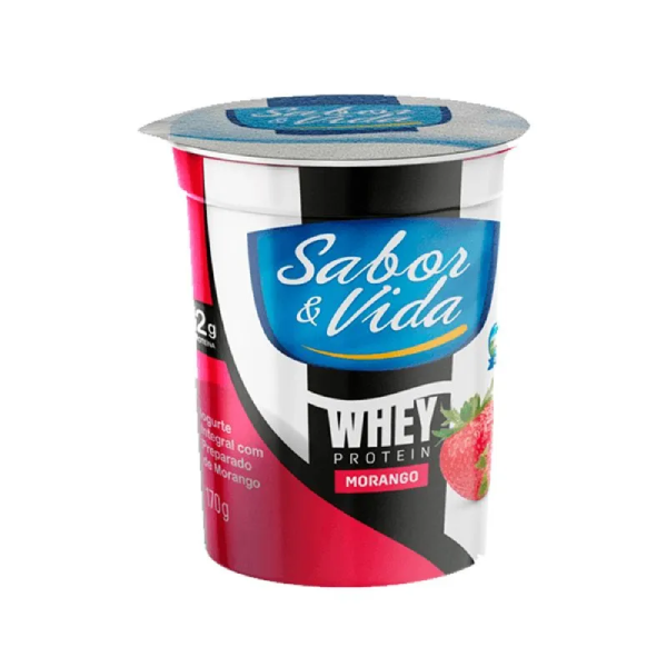 IOG WHEY SABOR E VIDA 170G MORANGO