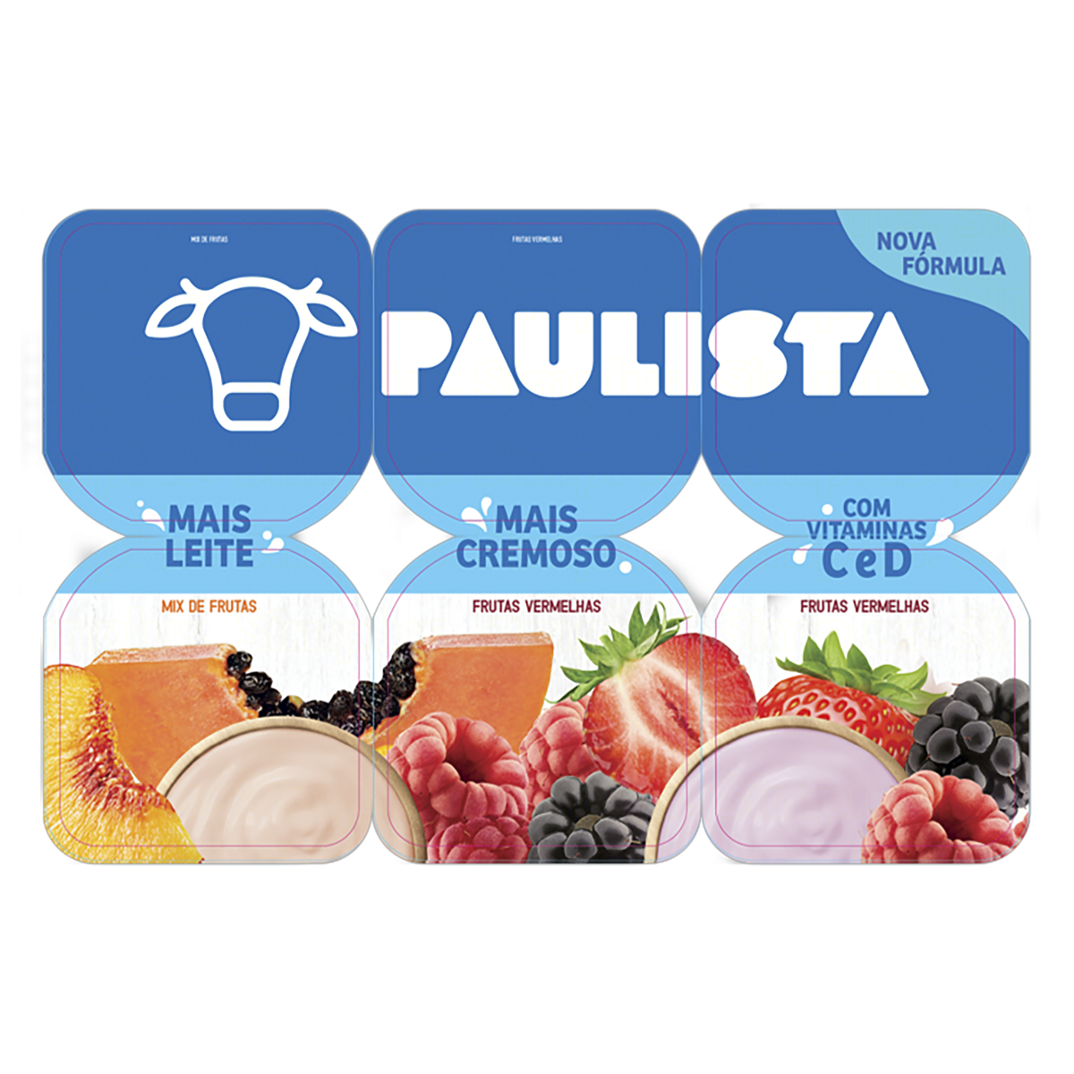 IOGURTE PAULISTA POLPA MORANGO 85G