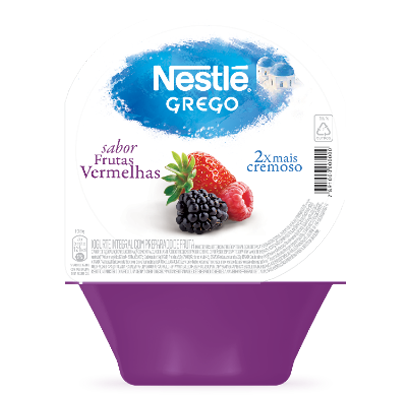 IOGURTE COM POLPA DE FRUTA GREGO NESTL FRUTAS VERMELHAS 90G