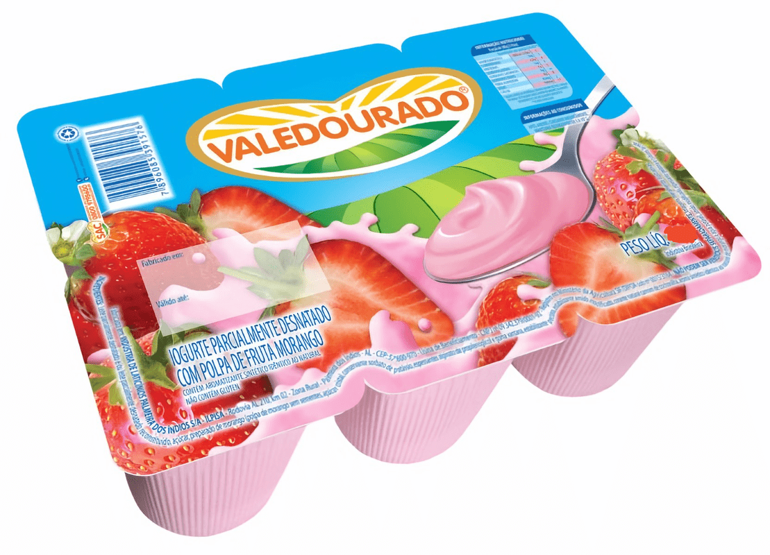 BEB LAC VALEDOURADO MORANGO 510G