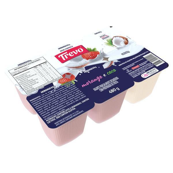 IOGURTE TREVINHO MORANGO/FRUTAS 480G BDJ