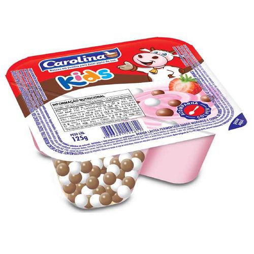 BEB LAC CAROLINA TWIN KIDS 125G CONFEITOS PRETO E BRANCO