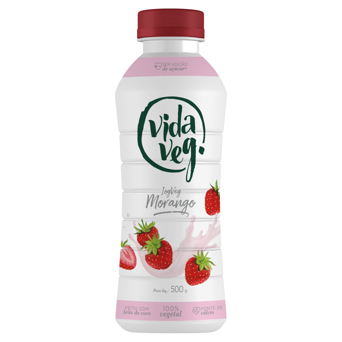 IOG  VIDA VEG 500G MORANGO SEM ACUCAR