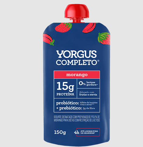IOG YORGUS COMPLETO POUCH 250G MORANGO