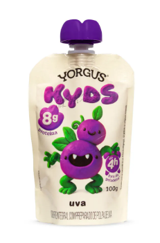 IOGURTE INTEGRAL YORGUS KIDS 100G UVA