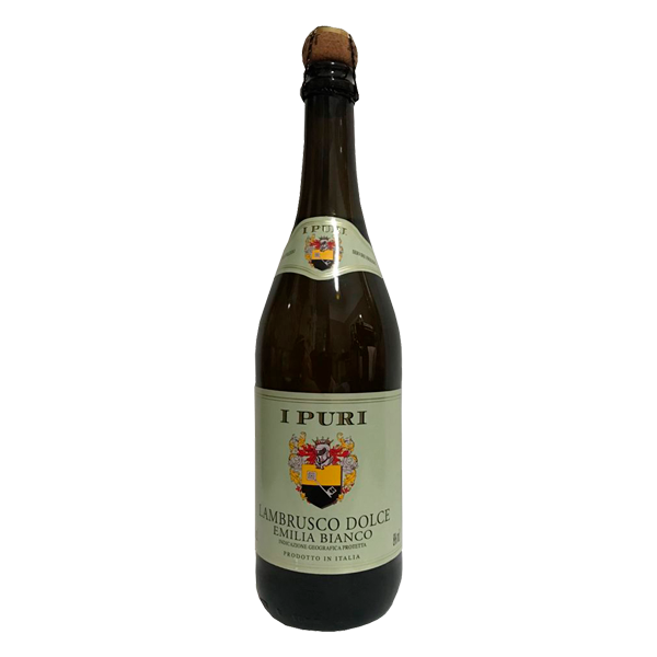 VINHO ITALIANO I PURI EMILIA LAMBRUSCO BIANCO 750ML