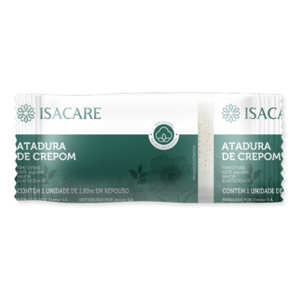 ATADURA DE CREPOM ISACARE 12CM X 1,80M