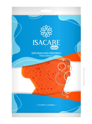 ESPONJA P/BANHO PEIXINHO ISACARE 1UN