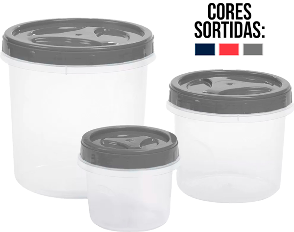 JOGO PLAST PURA CASA 3 PECAS