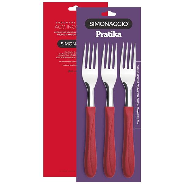 GARFO DE MESA SIMONAGGIO SINTONIA ROSA PROVENCAL 6PCS