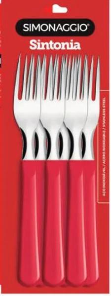 GARFO SIMONAGGIO SINTONIA VERM 6PCS