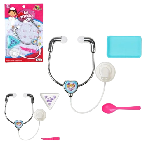 JOGO HORA BRINCAR MEDICO AZ 4PCS REF3472