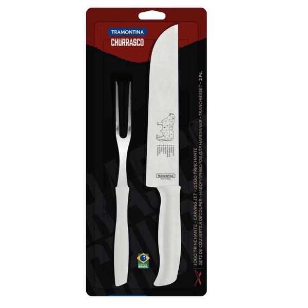 Jogo Tramontina Faca/Garfo Cab. Poliproleno