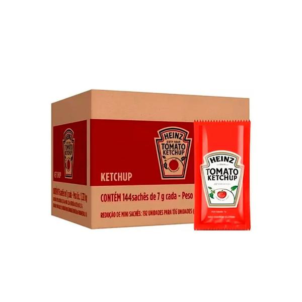 KETCHUP HEINZ 144X7G SACHE