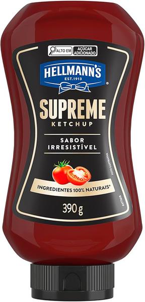 CATCHUP HELLMANS SUPREME PLAST 390G