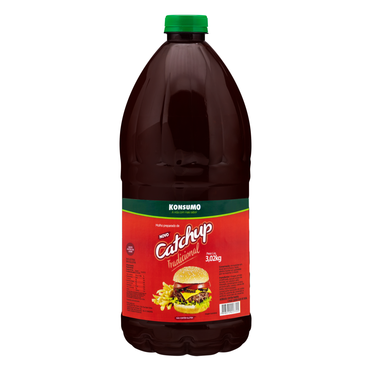 Ketchup Tradicional Konsumo Galão 3,02kg