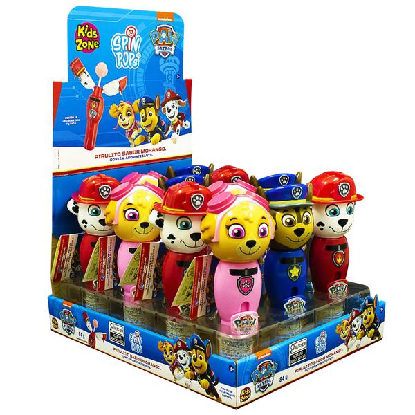 Pirulito Kids Zone 45G Spin Pops Frutas