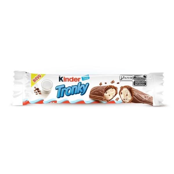 CHOC.KINDER TRONKY 18G LEITE E CACA