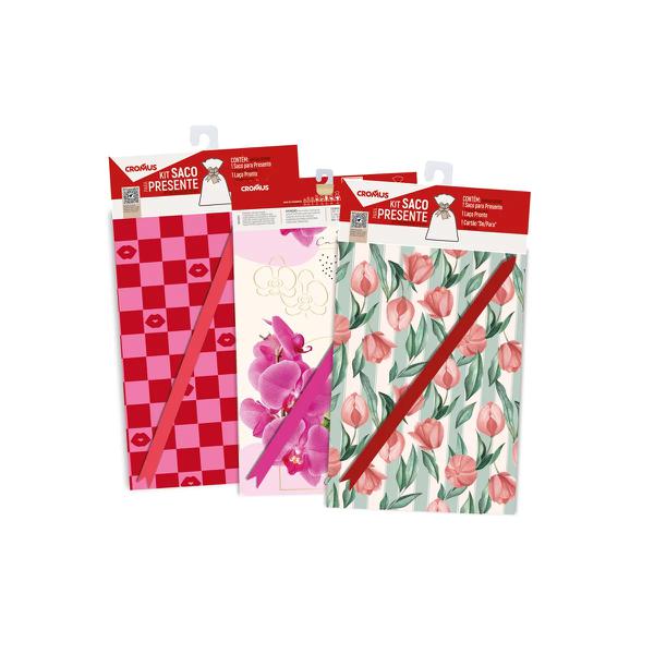 SACO METALIZADO 30X44 C/LACO FEMININA