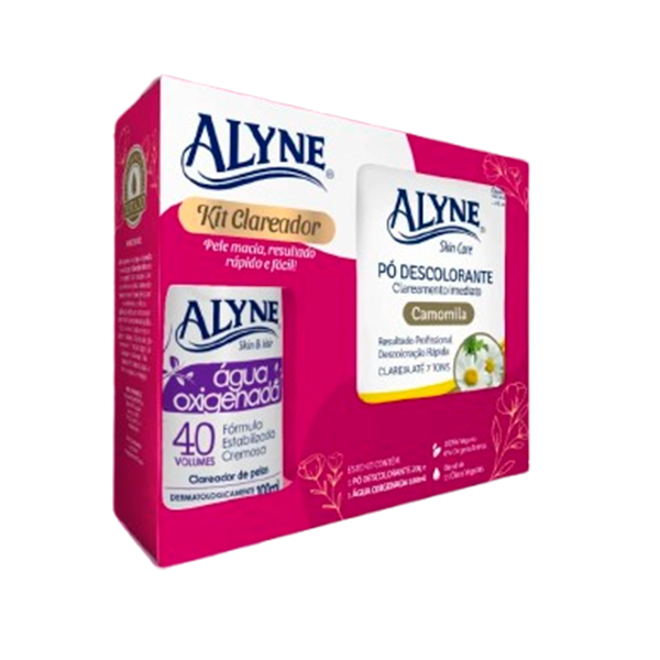 KIT CLAREADOR ALYNE PO DESC 20G+AGUA OXI