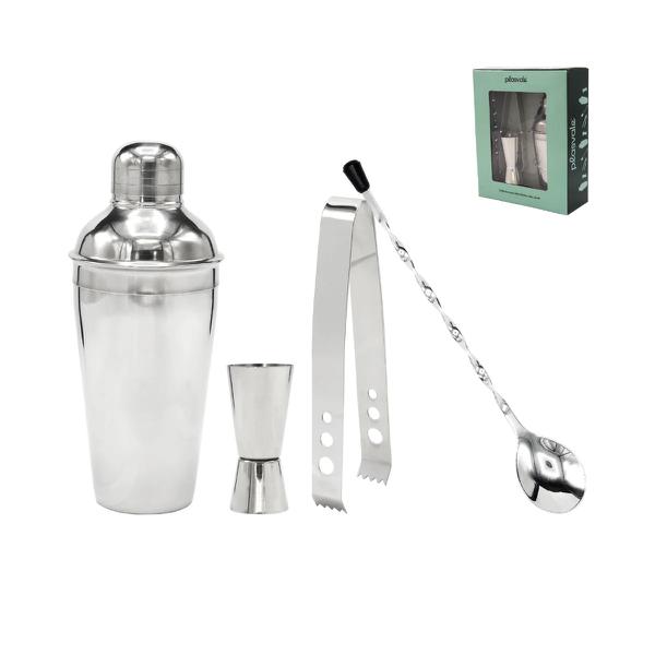 KIT BAR 4 PCS INOX