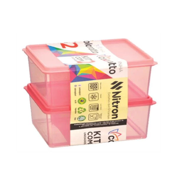 CONJ. POTE NITRONPLAST 450ML C/2 FI