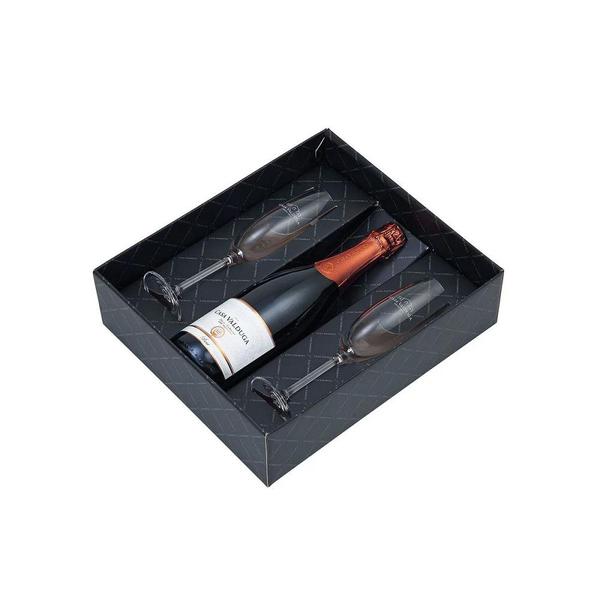 KIT CASA VALDUGA ARTE BRUT 750ML + 2 TAC