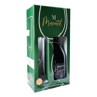 KIT ESPUMANTE MANOSSO 750ML MOSCATEL