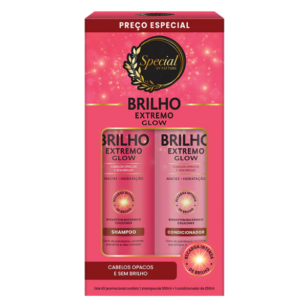 SH+COND FATTORE 300ML 250ML BRILHO GLOW