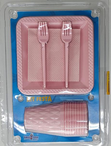 KIT FESTA VALVES FESTAS C/40 PCS ROSA CANDY