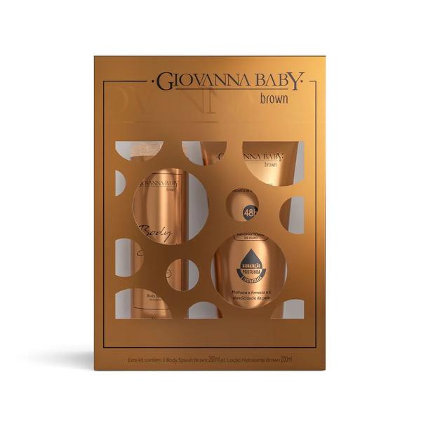 KIT GIOVANNA BABY BODY SP + LOC 460ML BROWN