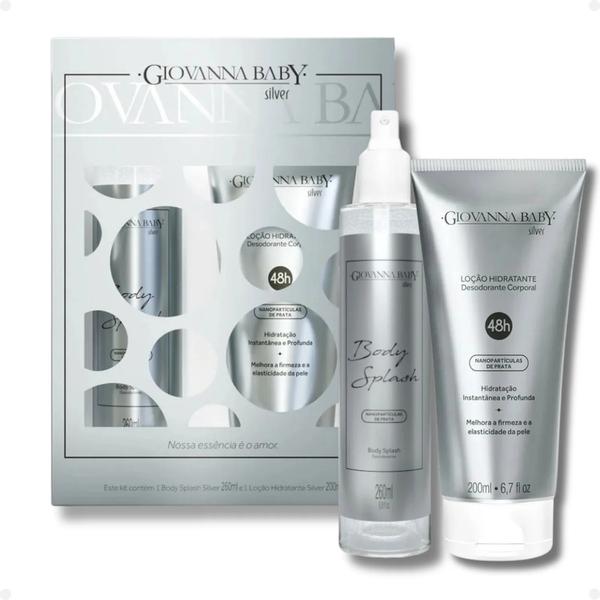 KIT GIOVANNA BABY BODY SP + LOC 460ML SILVER