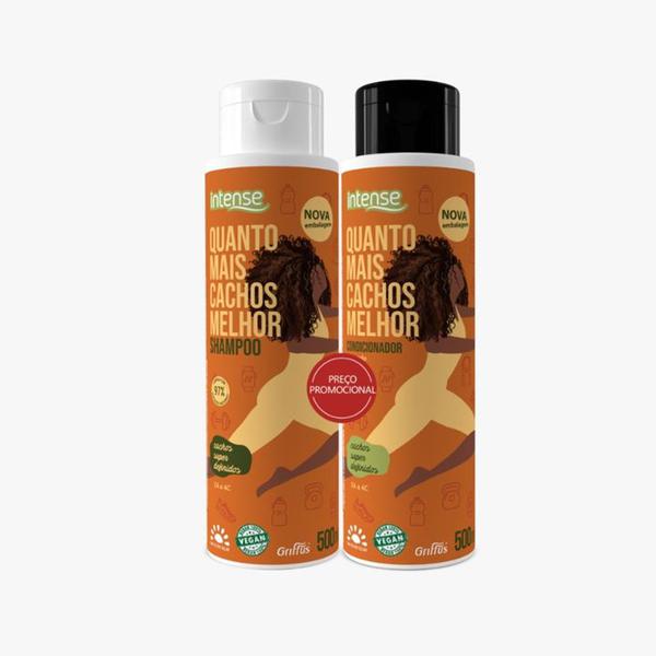 Kit Cap Sh+Co Intense Griffus 500ml Quanto Mais Cachos Melhor