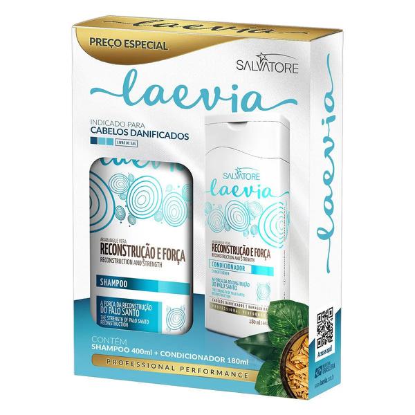 KIT LAEVIA RECONST FORÇA SH400ML+COND180