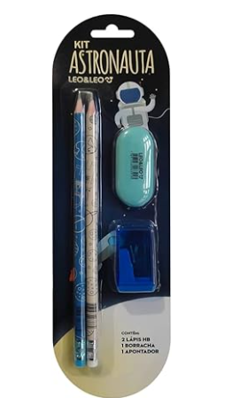 KIT LAPIS GRAFITE HB MENINO 2 LAPIS C/AP