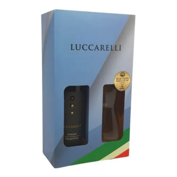 Vinho Ital Luccarelli 750ml Puglia Gtrs Mini Decanter