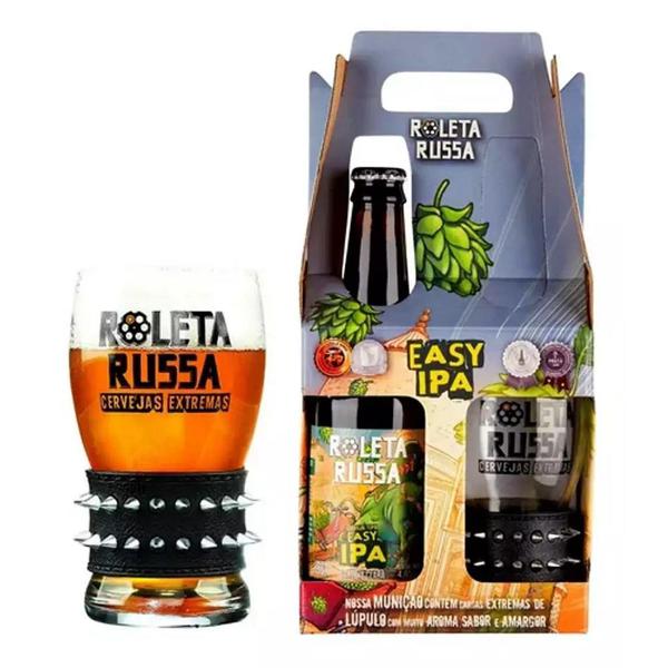 CERVEJA KIT ROLETA RUSSA IPA - REVOL FORMIGAS COPO