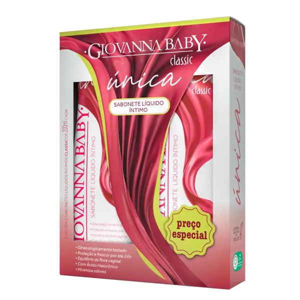 KIT GIOVANNA BABY SABONETE LIQUIDO INTIMO 2X200ML CLASSIC