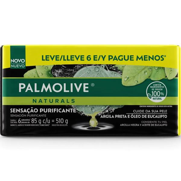 SABONETE PALMOLIVE 85G 6UN MELANCIA/LICH