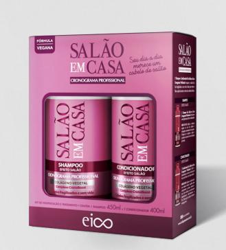 KIT SALAO EM CASA SH 450ML + COND 400ML