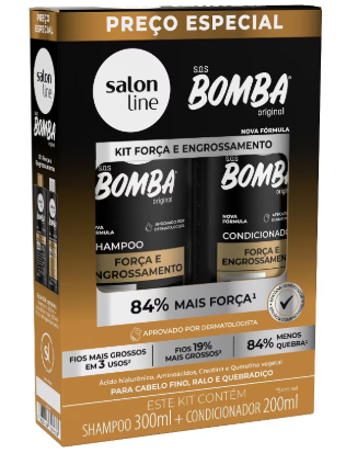 KIT SH+COND SALON L BOMBA FOR 300+200ML