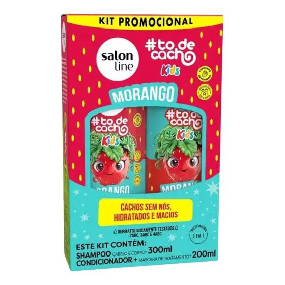 KIT SHP+COND SALON LINE KIDS 500ML MORAN