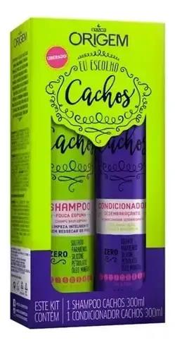 KIT ORIGEM SHAMPOO+COND EU ESCOLHO CACHO