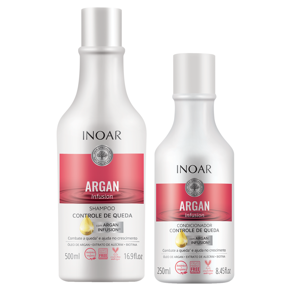 KIT INOAR SH 500ML + COND 250ML ARGAN IN