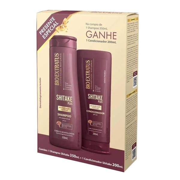 KIT BIO EXTRATUS SHITAKE SHAMPOO 350ML + CONDICIONADOR 200ML