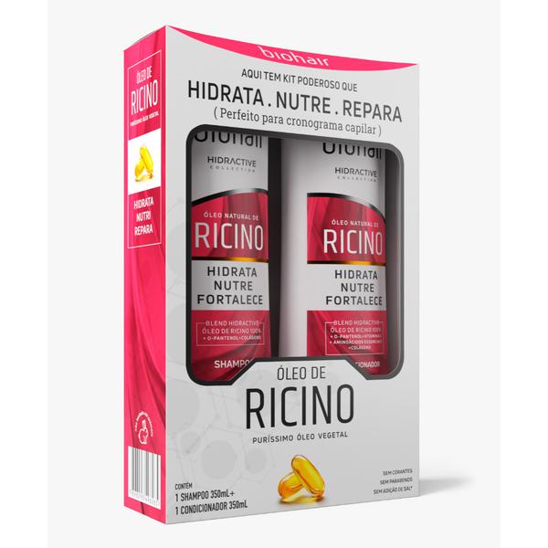 KIT SH + COND BIOHAIR OLEO DE RICINO 350