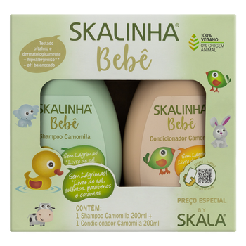 KIT SKALA SH+CO  SKALINHA BEBE CAMOMILA