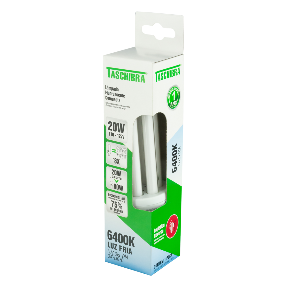 LAMP.TASCHIBRA 20W 110V TRIPLO
